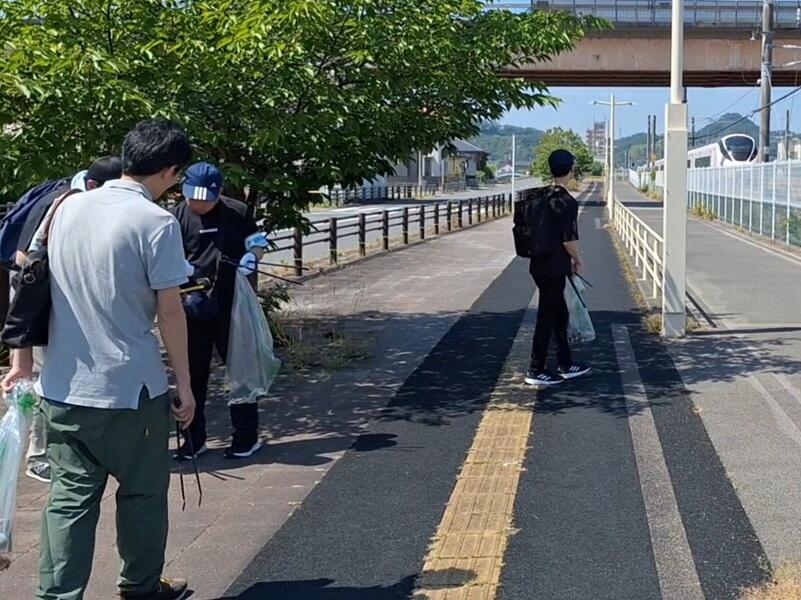 写真2(鐵道愛好会がJR常磐線沿線地域の清掃活動を実施しました) .jpg